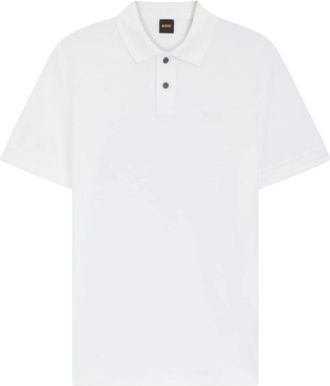 HUGO BOSS First Pole - Heren - Polos - Wit - 2XL - Tops