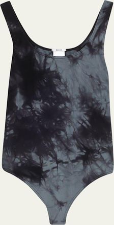 Wolford Ink Fatal Tie-Dye String Bodysuit