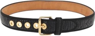 Louis Vuitton Pre-owned Belts, female, Black, Size: ONE SIZE Pre-owned Canvas Belt