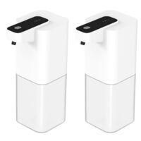 OEM Dispensador Autom&aacute;tico De Jab&oacute;n (juego De 2), Capacidad De 400 Ml, Para Ba&ntilde;o, Sin Presi&oacute;n, El&eacute;ctrico, Blanco. - Crezuo