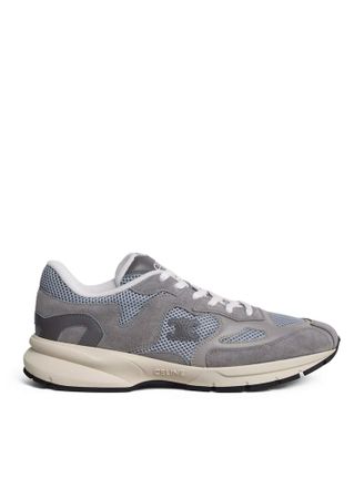 Celine RUNNER SNEAKER IN CALFSKIN, SUEDE CALFSKIN AND MESH - Celine - Man