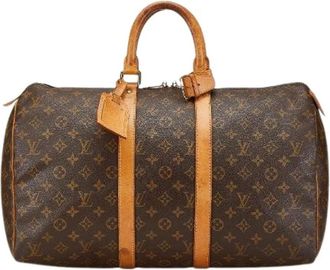 Louis Vuitton Pre-owned Weekend Bags, female, Brown, Size: ONE SIZE Pre-owned Weekend Bag