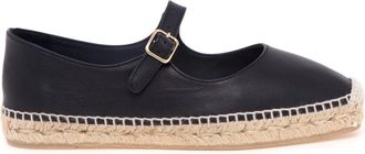 Castaner Pepa/250 Espadrilles - Dames - Espadrilles - Zwart - 39 EU - Leer - Schoenen