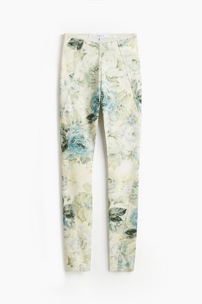 H&M Bedruckte Leggings - Yellow