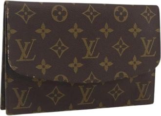 Louis Vuitton Pre-owned Wallets, female, Brown, Size: ONE SIZE Pre-owned Canvas Wallet