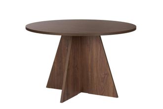 Habitat & Jardin Mesa de comedor marr&oacute;n 120 x 120 x 75 cm