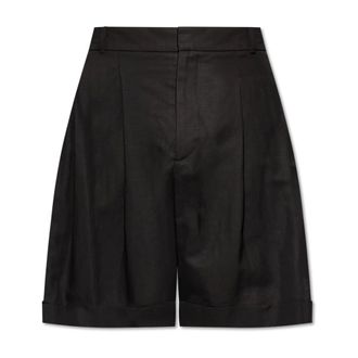 Balmain Casual Shorts, male, Black, Size: S Pleated shorts