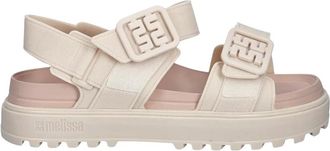 Melissa Towny Platte Sandalen - Dames - Sandalen - Beige - 41 EU - Schoenen
