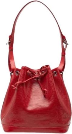 Louis Vuitton Pre-owned Bucket Bags, female, Red, Size: ONE SIZE Pre-owned Bucket Bag