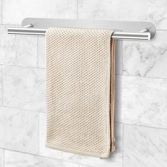 OEM Soporte Para Toallas Autoadhesivo - Montaje Sin Taladros - Organizaci&oacute;n Del Ba&ntilde;o - Acero Inoxidable - 40 Cm De Largo - Plateado