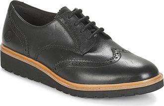 Timberland Womens Ellis Street Wing Tip Oxfords, Black Jet Black Prince 015, 4.5 UK