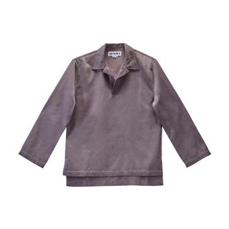 Sunnei Polo Shirts, female, Purple, S, Mega Over Polo