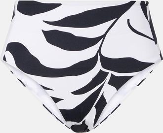 Max Mara Stilla floral high-rise bikini bottoms
