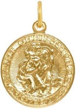 Kozakh Saint Christopher Charm in Gold at Nordstrom