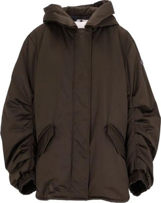 Lempelius Piumino con cappuccio - Marrone