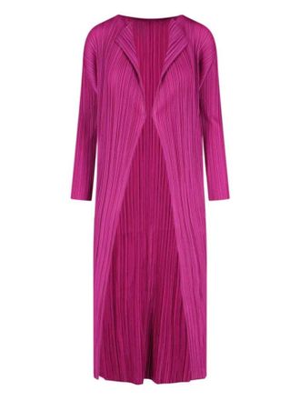 Issey Miyake Pleated Design Womens Jacket With Modern Silhouette