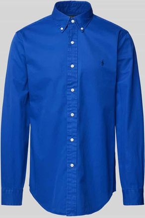 Polo Ralph Lauren Freizeithemd mit Knopfleiste in Royal, Gr&ouml;&szlig;e M
