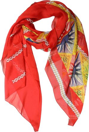 Dolce & Gabbana Multicolor Silk Printed Shawl Stole Womens Scarf