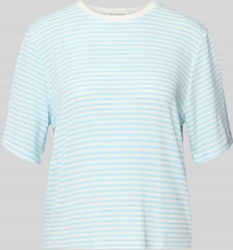 Moss Copenhagen Regular Fit T-Shirt aus Modal-Mix Modell Jana in Hellblau, Gr&ouml;&szlig;e L/XL