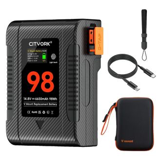 OEM Bater&iacute;a V-lock, Capacidad De 6650 Mah, Pantalla T&aacute;ctil