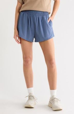 Zella Interval High Waist Flowy Shorts in Blue Vintage at Nordstrom Rack, Size X-Large