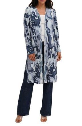 Cyrus Pliss&eacute; Print Duster in Kathleen at Nordstrom Rack, Size X-Large