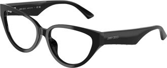 Jimmy Choo London Stijlvolle Brillen - Dames - Zonnebrillen - Zwart - 53 MM - Accessoires