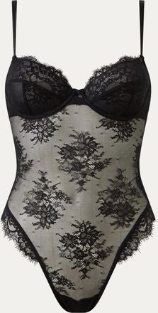 Lounge Sultry Wired Bodysuit - Black - XXL - The Perfect Valentines Gift For Her