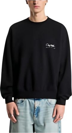 Obey Autograph Crew - Heren - Sweatshirts & Hoodies - Zwart - Maat: XL
