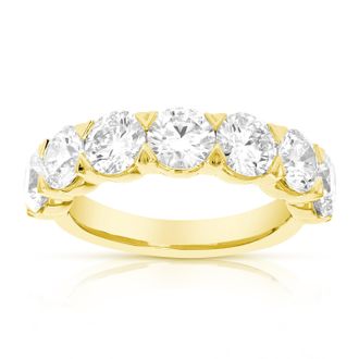 Vir Jewels 3 cttw Lab Grown Diamond Wedding Band in 14K Yellow Gold For Women