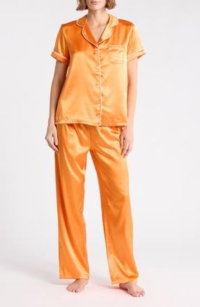 Tart Ginnie Satin Pajamas in Turmeric at Nordstrom Rack, Size X-Large