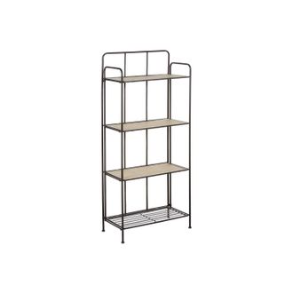 Atmosphera Scaffale A 4 Ripiani In Legno E Metallo 60,5x30x137,5cm