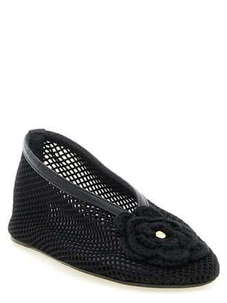 Ganni Jenny Ballet Flat - Black