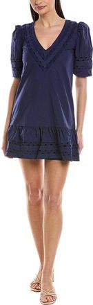 Sail to Sable V-Neck Puff Sleeve Dress