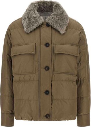 Brunello Cucinelli Monile Sherling Down Jacket