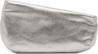 Mars&egrave;ll Fantasmi 3 metallic-effect wallet - Silver
