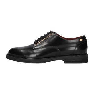Fred De La Bretoniere Schoenen, Dames, Zwart, 39 EU, Wol, Paris Edor Lace-Up