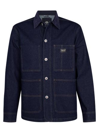 Petrol Industries Heren Worker Denim Jas Baraboo - Blauw