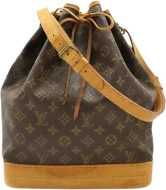Louis Vuitton Pre-owned Bucket Bags, female, Brown, Size: ONE SIZE Pre-owned Monogram Noe Shoulder Bag