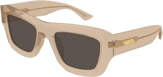 Bottega Veneta Authentieke Stijlvolle Brillen- Premium Kwaliteit! - Dames - Zonnebrillen - Bruin - 50 MM - Accessoires