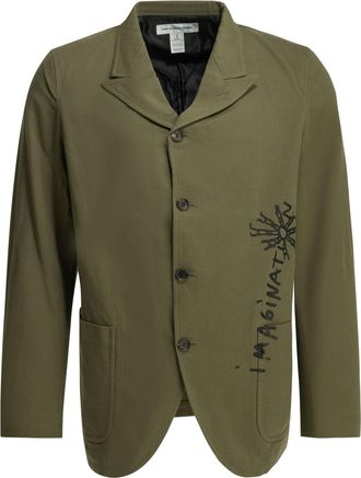Comme Des Gar&ccedil;ons Comme Des Gar&ccedil;ons overhemdblouse met print