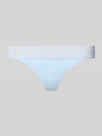 Jake*s Casual String mit Spitze am Bund in Hellblau, Gr&ouml;&szlig;e XL