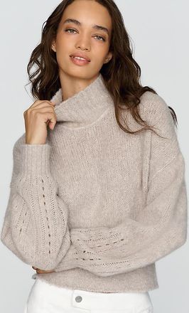 Anthropologie By Anthropologie Wool Cashmere Cinched Hem Sweater