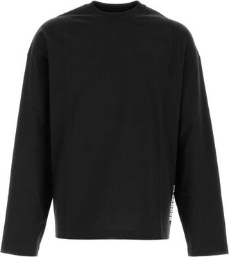 Jil Sander Black Crew Neck T-Shirts