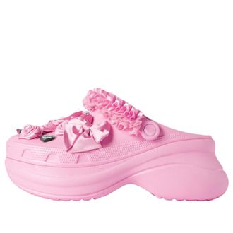 Balenciaga (WMNS) Balenciaga x Crocs Mule Jibbitz Light Pink 720762W0FPA5108