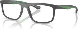 Emporio Armani Optisch Montuur - unisex - Brillen - Grijs - 53 MM - Accessoires
