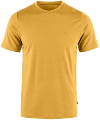 Fj&auml;llr&auml;ven Abisko Wool S/S T-Shirt f&uuml;r Herren | beige