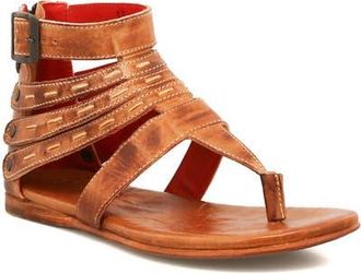 Bed St&uuml; Artemis II Gladiator Sandal in Tan Rustic at Nordstrom, Size 7.5