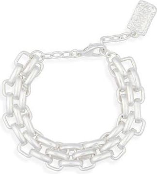 Karine Sultan Triple Link Bracelet in Silver at Nordstrom Rack