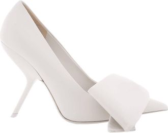 Ferragamo Ferragamo Erica 105 Leather Bow Stiletto Pumps